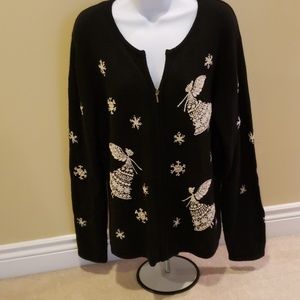 Talbots cardigan  holiday sweater